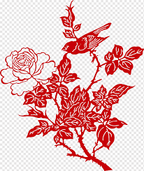 Maybe you would like to learn more about one of these? Papercutting Cut Flowers Chinese Paper Cutting Rose Material Leaf Branch Happy Birthday Vector Images Png Pngwing