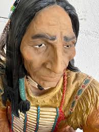 Vintage Image of a Sitting Indian