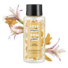 Front Of Shampoo Pack Love Beauty Planet Sulfate Free Turmeric Tonka Essence Shampoo Prevent Preserve 13 5oz