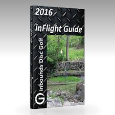 paperback book inbounds disc golf inflight guide graphic