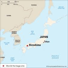 Map provides the location of national capital tokyo and international boundaries of japan. Hiroshima Map Pictures Facts Britannica