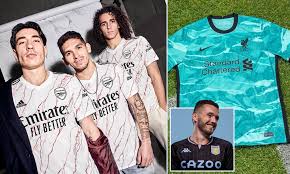 Adidas have designed all the home, away and the third kit this season. Premier League Kits 2020 21 Man United Arsenal Chelsea Liverpool And The Rest Daily Mail Online
