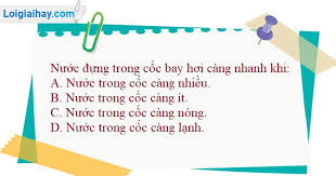 Sự tạo thành hơi nước. Bai 26 27 2 Trang 76 Sbt Váº­t Li 6 Sbt Váº­t Li Lá»›p 6