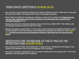 To ensure that the contract is administered fairly between both contractual parties, pam contract 2006 places the administration under a third party, namely. Architect S Certification Under The Pam Contract 2006 Prepared By Ar Joseph Tan May Ppt Download