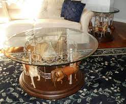 Here is a short video lizzie filmed for the carousel. 4 Horse Carousel Coffee Table Carousel Furniture Decor Carousel Workshop