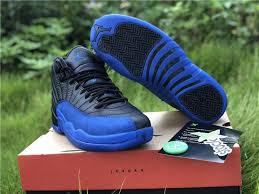 2019 Release Air Jordan 12 Retro Black Game Royal Blue Jordans In 2020 Air Jordans Retro Blue Jordans Jordan Shoes Girls
