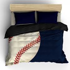 Monogrammed stitched baseball theme bedding. Baseball Bedding Set Full Www Macj Com Br