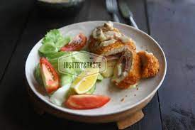 Resep Chicken Cordon Bleu Dengan Saus Jamur Chicken Cordon Bleu Resep Masakan Ayam Isi