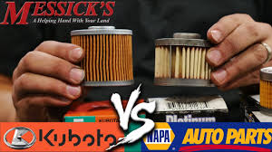 Napa Filters Vs Kubota Filters Do You Need Oem Filters