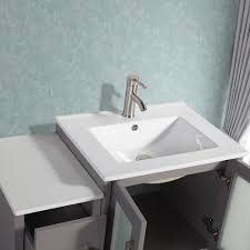 36 inches single sink modern bathroom