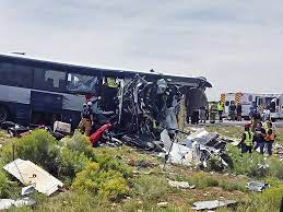 Greyhound Bus Semitruck Crash Head On In New Mexico At Least 7 Killed Npr