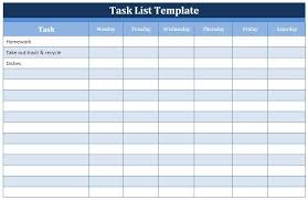 You may also like weekly a to do list template or a task list template consists of so many different elements, however, compared to the other project management tools; 10 Task List Templates Free Printable Word Excel Pdf Formats