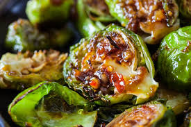 Roasted Brussels Sprouts With Sweet Chili Sauce Recipe Sweet Chili Sauce Sweet Chili Sauce Recipe Sprout Recipes