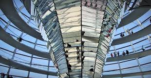 Kuppel und dachterrasse können kostenlos besichtigt werden. Innenraum Reichstag Kuppel Berlin Foto Bild Art Blau Fenster Bilder Auf Fotocommunity