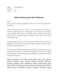 Pidato Bahasa Jawa Krama Inggil Tentang Hari Pahlawan Kumpulan Referensi Teks Pidato