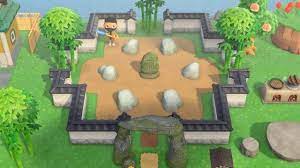 I Know It S Been Done But Super Happy With My Rock Garden Animalcrossing Animal Crossing Garden Animals Animal Crossing Qr