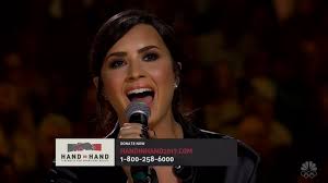 Demi Lovato Hurricane Relief Performance w/ Brad Paisley & Darius Rucker