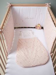 Our line of bumper guards are designed to match all our <a. Cot Bumper Jolie Nuit Theme Pink Bedding Decor Vertbaudet