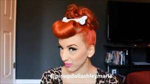 Videos Fashion Tutorials On Instagram Pebbles Meets Wilma Hair Tutorial By Pinupdollashleymarie Hair Videos Tutorials Hair Tutorial Fashion Tutorial