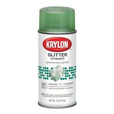 Krylon Glitter Shimmer Spray Paint 4 Oz Glamorous Green Walmart Com Walmart Com