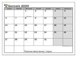 C'è un mese precedente e uno successivo per il mese corrente; Calendario Cantone Grigioni Gennaio 2020 Da Stampare Kalender Zum Ausdrucken Kalender 2019 Kalender