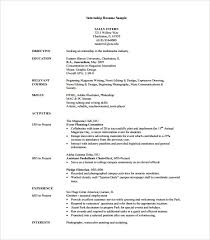 Free internship resume template to help you get that internship. Free 7 Sample Internship Resume Templates In Pdf Word Internship Resume Free Resume Template Word Sample Resume Templates