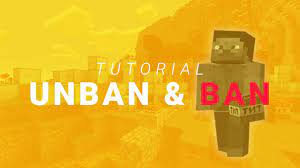 In the similar way, in order to unban someone on minecraft, you can use the pardon command as an admin using the console or as an op ingame. How To Ban And Unban Minecraft Players Youtube