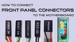Most computer psu's range from about 150w up to 500w so there is plenty of power. How To Connect Front Panel Connectors To The Motherboard Youtube