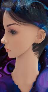 Black Onyx 2mm or 3mm Nose Stud,nose Screw,nose Bone,l- Shaped, 925  Sterling Silver,tragus Stud,16