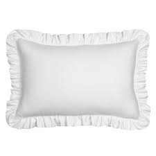 Throw pillows are one of my favorite home dec sewing projects. Bluestone Court Palms Swans Ruffle Decorative Pillow Overstock 23118345