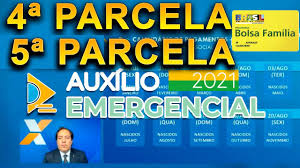 Previsão calendário de pagamento para beneficiários do bolsa família. Calendario Da 4 E 5 Parcela Do Auxilio Emergencial 2021 Caixa Tem Para Bolsa Familia Comprar Barra De Ouro