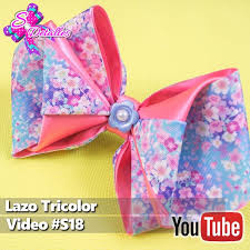 Para Este Hermoso Mono Utilizamos 2 Tipos De Listones Visita Mi Canal Y Checa El Paso A Paso La Lazos Para Ninas Monos De Liston Monos Para El Pelo