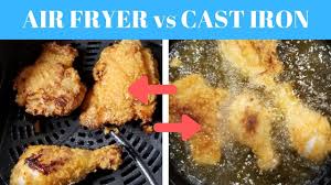 Ninja Foodi Grill Vs Cast Iron Skillet Fried Chicken Ninja Foodi Grill Fried Chicken Recipes Fried Chicken Chicken Recipes