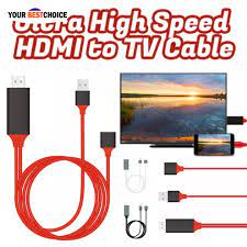 Best match hottest newest rating price. Ybc Mobile Phone To Tv Adapter Cable Usb To Hdmi Hd With The Same Screen Line For Apple Android Phone And Charging Cable Lazada Ph
