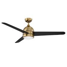 Shop brass ceiling fans at lumens.com. Brass Antique Satin Ceiling Fans