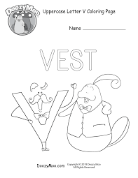 It doesn't matter if they can't yet read it, they can still color in the shapes and gradually. Cute Alphabet Coloring Pages Free Printables Doozy Moo