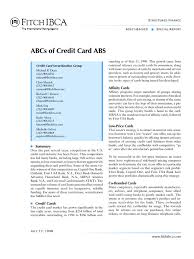 Target credit card interest rate. Abcs Of Credit Card Abs