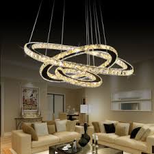 China Modern Round 3 Rings Crystal Pendant Light Contemporary Led Ceiling Light Droplight China Pendant Light Droplight