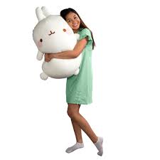 Molang Giant Molang Cuddly Plush Toy Giant Teddy Bear Like Soft Toy Ideal Gift For Adults And Children From 3 Year Olds Boys And Girls Buy Online In Grenada At Grenada Desertcart Com Productid