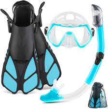 Amazon Com Zeeporte Mask Fin Snorkel Set With Adult Snorkeling Gear Panoramic View Diving Mask Trek Fin Dry Top Snorkel Travel Bags Snorkel For Lap Swimming Sports Outdoors