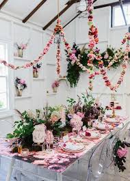Maybe you would like to learn more about one of these? 8 Stunning Ways Watercolor Details Stole The Show Garland Wedding Wedding Table Floral Garland