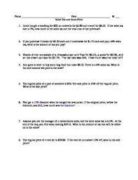 Tax problems worksheet finding worksheets paycheck math preschool free fact fluency sale price printable addition grade money multiplication activities sales discount. Sales Tax Word Problems Word Problems Math Word Problems Math Words