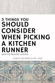 18 posts related to kitchen rugs and runners. 3 Practical Tips To Pick A Kitchen Rug Runner Caroline On Design