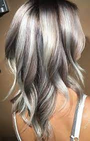 Grey Hair Color With Subtle Pink Highlights Grey Hair Color Hair Styles Short Grey Hair