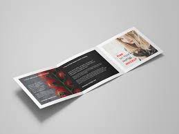 This tri fold brochure mockups showing the item from various perspectives. Square Tri Fold Brochure Mockup Psd Best Free Mockups