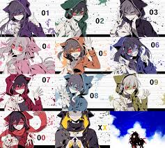 sapphire (nine), amamiya hibiya, azami (kagerou project), dark konoha, ene (kagerou  project), kano shuuya, kido tsubomi, kisaragi momo, kisaragi shintarou,  konoha (kagerou project), kozakura marry, seto kousuke, tateyama ayano, kagerou  project, 6+boys,