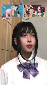 Zorobin x Lawbin Cosplay: Robin and Law from One Piece