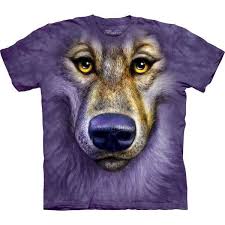 The Mountain Wolf T Shirt Friendly Wolf Face