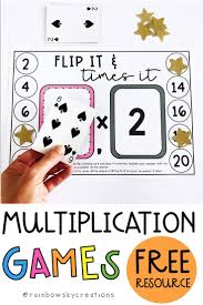 Multiplication Games Times Table Games Freebie In 2020 Multiplication Games Teaching Math Elementary Teaching Multiplication