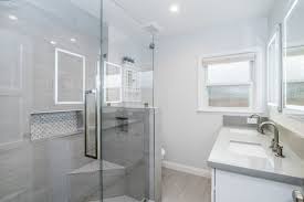 The curved bathtub is big enough to swim in, and the. Before After 1930s Bathroom Gets A Modern Upgrade Hometech